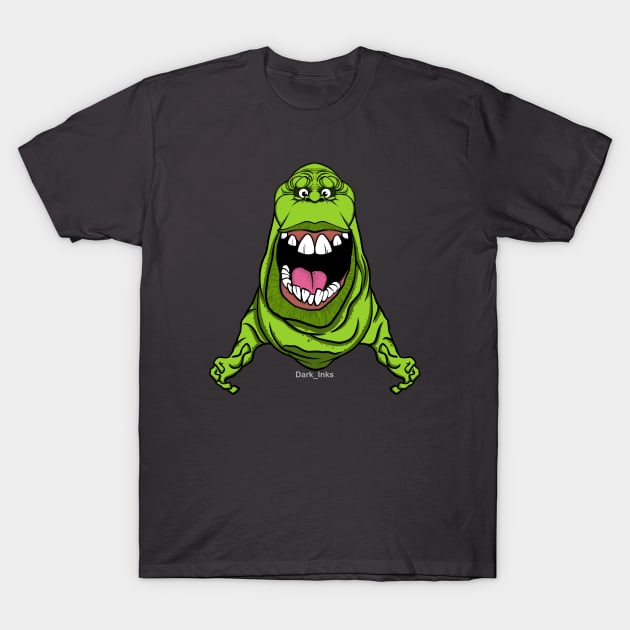 Ghostbuster’s Slimer T-Shirt by Dark_Inks
